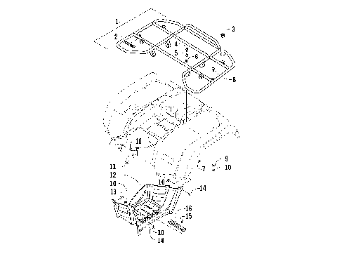 REAR RACK AND FOOTWELL ASSEMBLIES [87350]