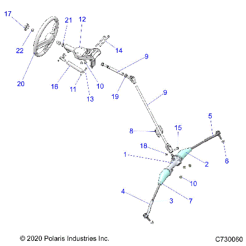 STEERING, STEERING ASM. - R21TAA99A1/A7/B1/B7 (C730060)