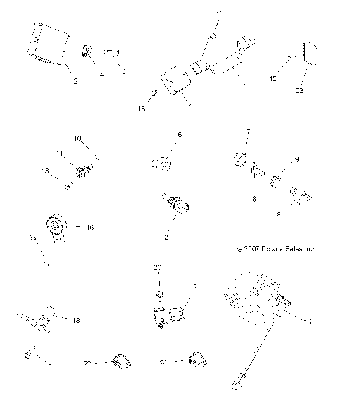 ELECTRICAL, SWITCHES and SENSORS and ECM - A08DN76FC (49ATVELECT08SPTRG800I)