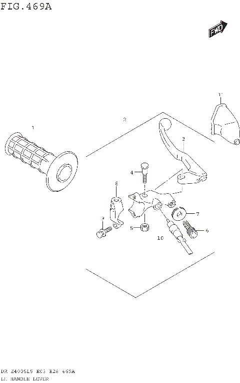 LH HANDLE LEVER