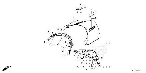 REAR CENTER TOP COVER