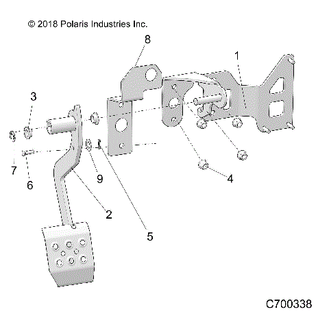 BRAKES, PEDAL - R21TAE99FA/SFA/SCA/SCK/EA/EK (C700338)