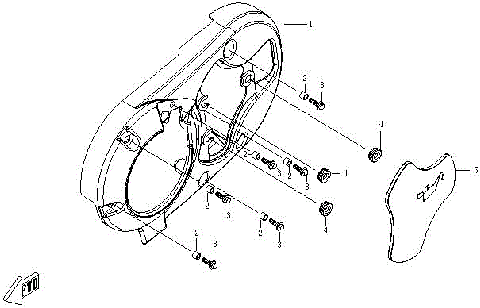 LEFT SIDE COVER ASSY (GOES)