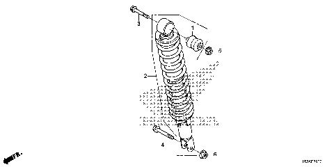 REAR SHOCK ABSORBER