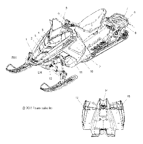 BODY, DECAL, ORANGE - S12BS6NSA/NSB/NSC/NSL/NSM/NSP/NEL (49SNOWDECAL12600SBPR)