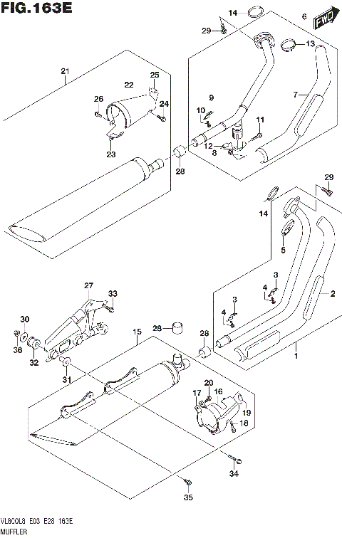 MUFFLER (VL800TL8 E28)