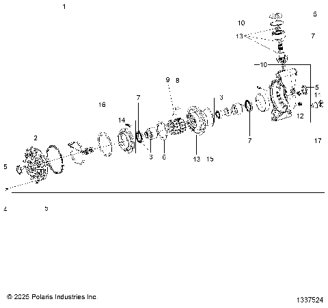 DRIVE TRAIN, FRONT GEARCASE - Z26NEY99A4/B4/A6/B6 (1337524)