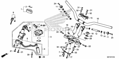 HANDLEBAR@TOP BRIDGE