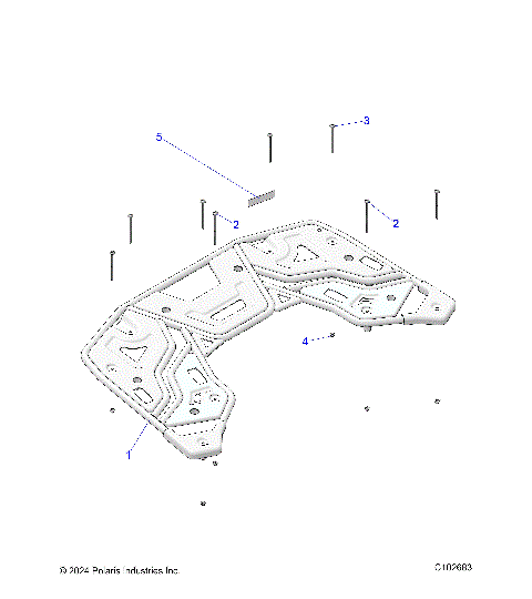 BODY, REAR RACK - A25SEK57A4 (C102683)