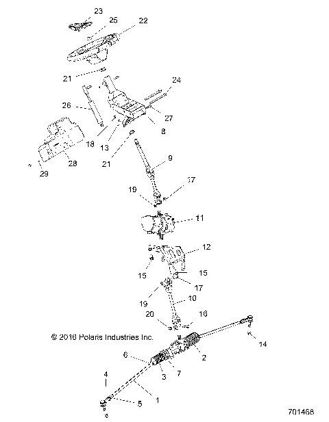 STEERING, POWER STEERING ASM. - Z18VFE99NK (701468)