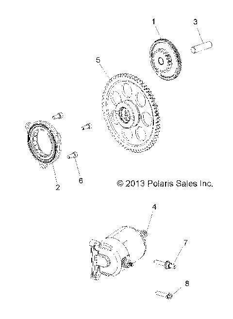 ENGINE, STARTER DRIVE - A16DAA32A1/A7 (49ATVSTARTER14SP325)