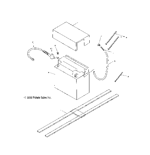 BATTERY BOX - W035303CA/CB/IA/IB (4981068106B09)