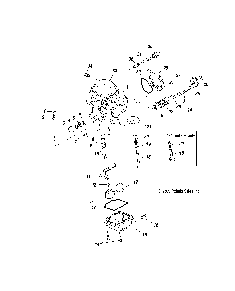 CARBURETOR - A11RB42AA/A11RD50AA/AB/A11RF50AA (4981798179D13)