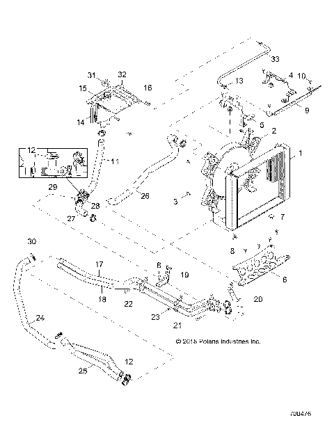 ENGINE, COOLING SYSTEM - Z16VDE92NH/NW (700476)