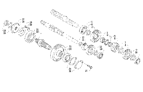 SECONDARY TRANSMISSION ASSEMBLY [83821]