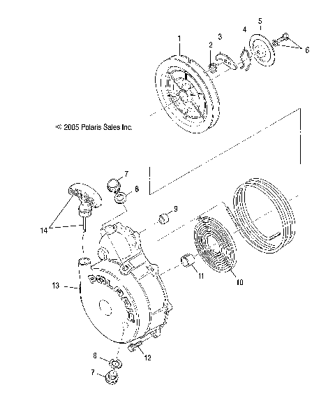 ENGINE, RECOIL STARTER - A07CA32AA (4999202939920293C11)