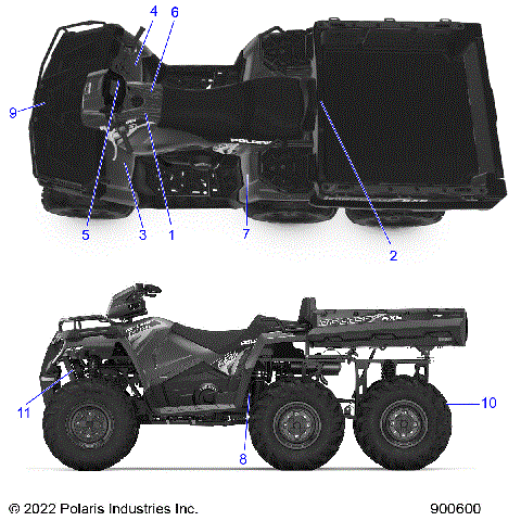 BODY, DECALS GENERAL - A23S6E57F1/FK (900600)