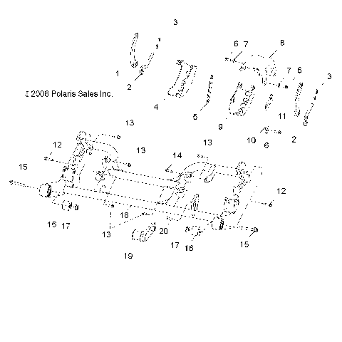 CHASSIS, SWING ARM - A09VA17AA/AD (49RGRSWINGARM09RZR170)