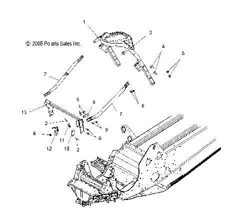 CHASSIS, FRONT 2 - S08PD6/PB6/PB7/PP6/PP7 ALL OPTIONS (49SNOW CHASSISFRT2CLEAN)
