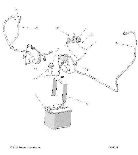 ELECTRICAL, BATTERY - R26TAE99FJ/CJ/EJ (C734014)