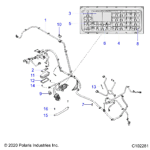ELECTRICAL, WIRE HARNESS - A21HAB15A2/B2 (C102281)