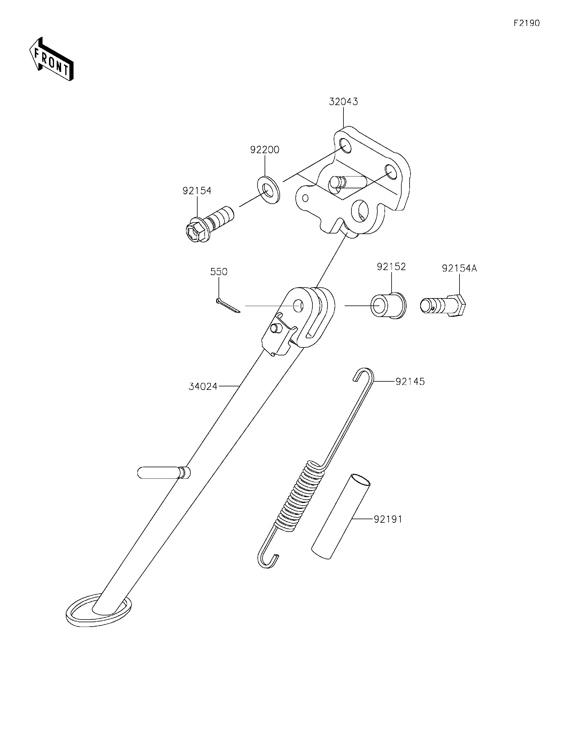 2021 Kawasaki Ninja® ZX™-10R (ZX1002MMFNL) Stand(s