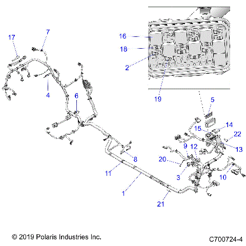 ELECTRICAL, WIRE HARNESS - Z20P4E92AC (C700724-4)