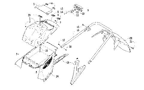 REAR BUMPER, STORAGE BOX, AND TAILLIGHT ASSEMBLY [86549]