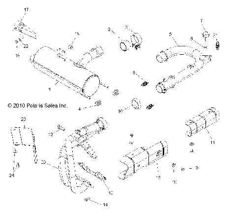 ENGINE, EXHAUST SYSTEM - Z14XE7EAL/X (49RGREXHAUST11RZRSI)