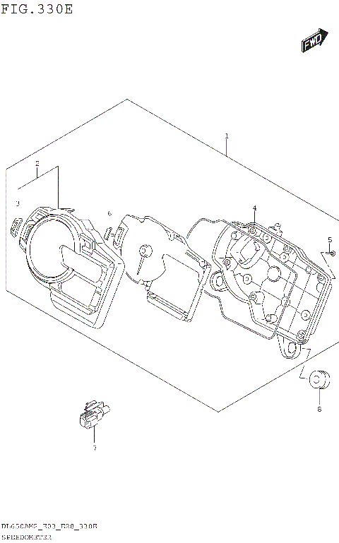 SPEEDOMETER (DL650XAM2 E28)