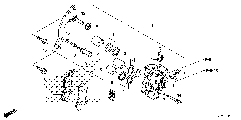 FRONT BRAKE CALIPER (1)