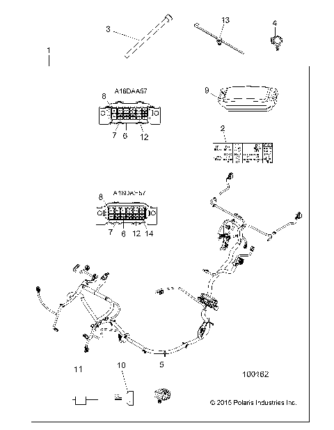 ELECTRICAL, WIRE HARNESS - A16DAA57A5/A7/L2/E57A9/E57AM (100162)