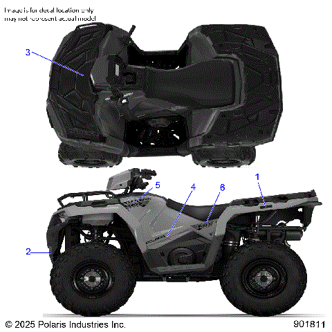 BODY, DECALS GRAPHIC - A26SEAA50B1/B4 (901811)