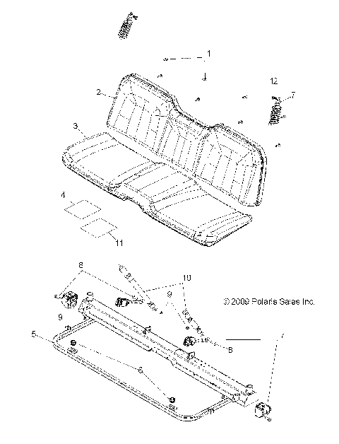 BODY, SEAT and BASE - R10HR76AG/AR (49RGRSEAT10800)