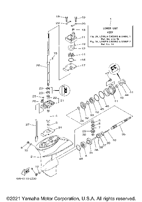 LOWER CASING DRIVE 1