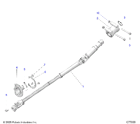 STEERING, LINKAGE & TILT - Z25RRL2KAL (C77009)