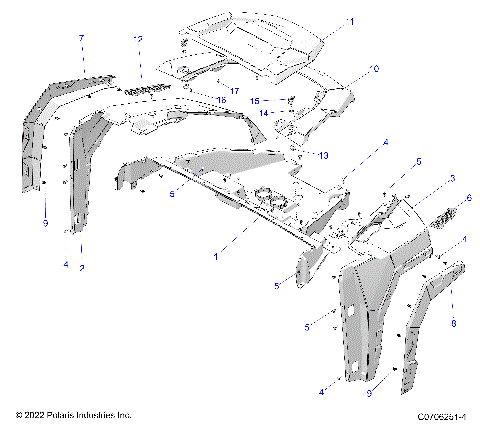 BODY, HOOD AND FRONT FENDER - G25GAE99 (C0706251-4)