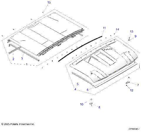 BODY, ROOF (FROM 7/1/24) - (C0708545-1)