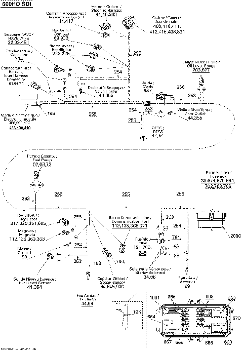 10- Electrical Harness 600HO SDI