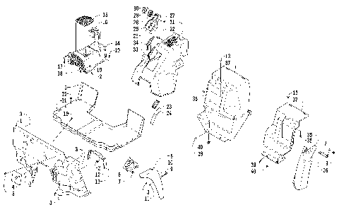 CONSOLE AND FLOOR PANEL ASSEMBLY [92510]