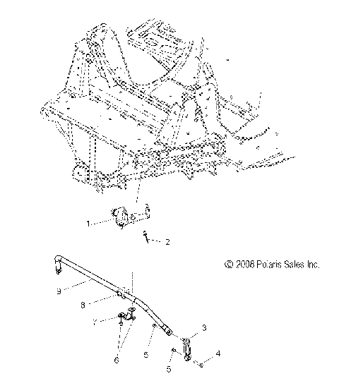 SUSPENSION, SWAY BAR - S10PP8 ALL OPTIONS (49SNOWSWAYBAR09800RMK)