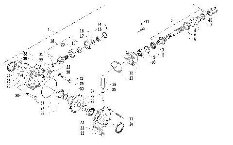 FRONT DRIVE GEARCASE ASSEMBLY [83756]