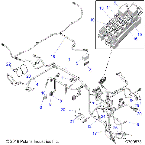 ELECTRICAL, WIRE HARNESSES - R21MAAE4G8/G9 (C700573)