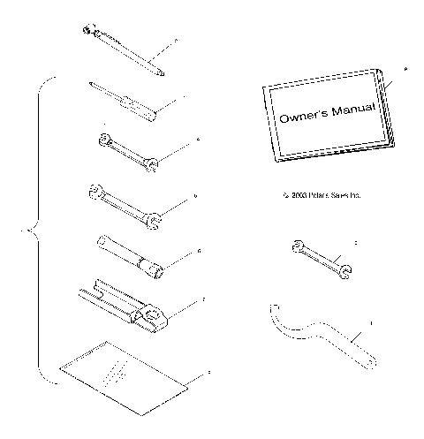 TOOL KIT - A11RB42AA/A11RD50AA/AB/A11RF50AA (4981798179E10)