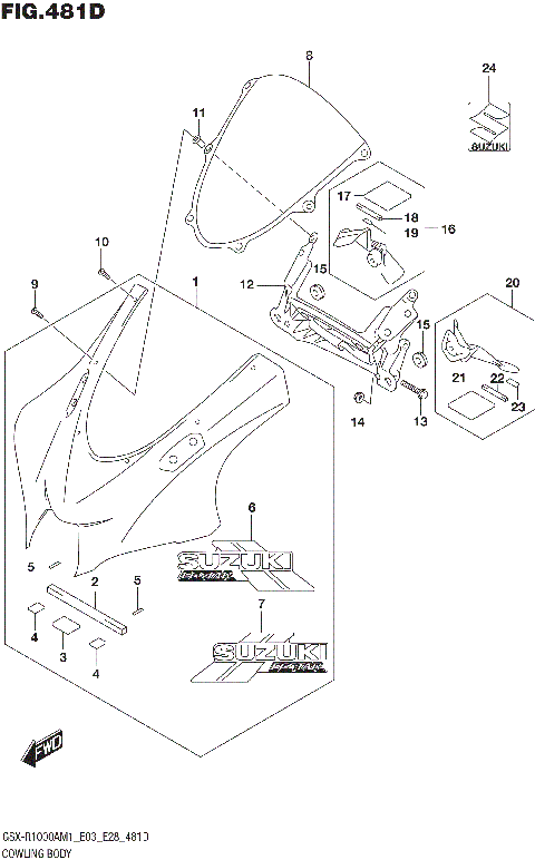 COWLING BODY (GSX-R1000RZA)