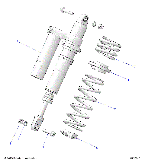 SUSPENSION, FRONT SHOCK MOUNTING - Z26NMX99A4/A6 (C750916)