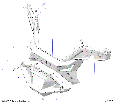 BODY, REAR BUMPER - Z25RPP2KAE/BE (C750175)