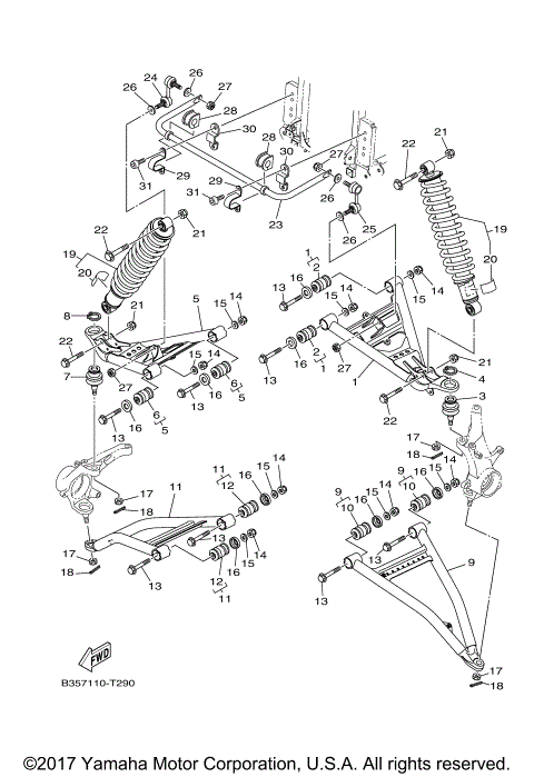 FRONT SUSPENSION WHEEL