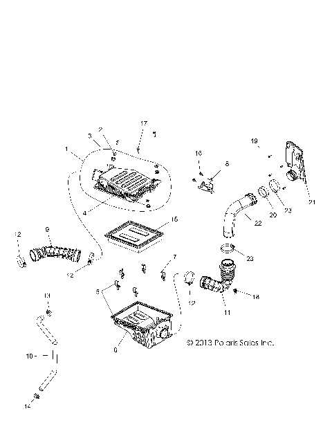 ENGINE, AIR INTAKE SYSTEM - ALL OPTIONS (49RGRAIRBOX14900XP)