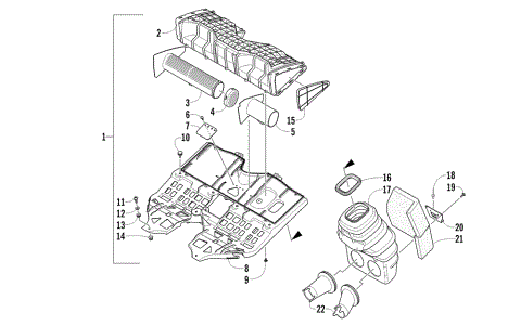 AIR SILENCER ASSEMBLY